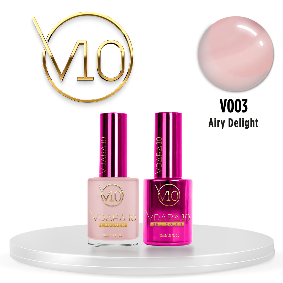 Vdara10 DUO Gel+Lacquer - Perfect Combination for Salon-Quality Nail Care