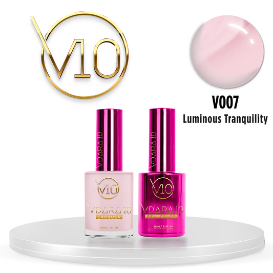Vdara10 DUO Gel+Lacquer - Nail Enhancement Duo in Luminous Tranquility