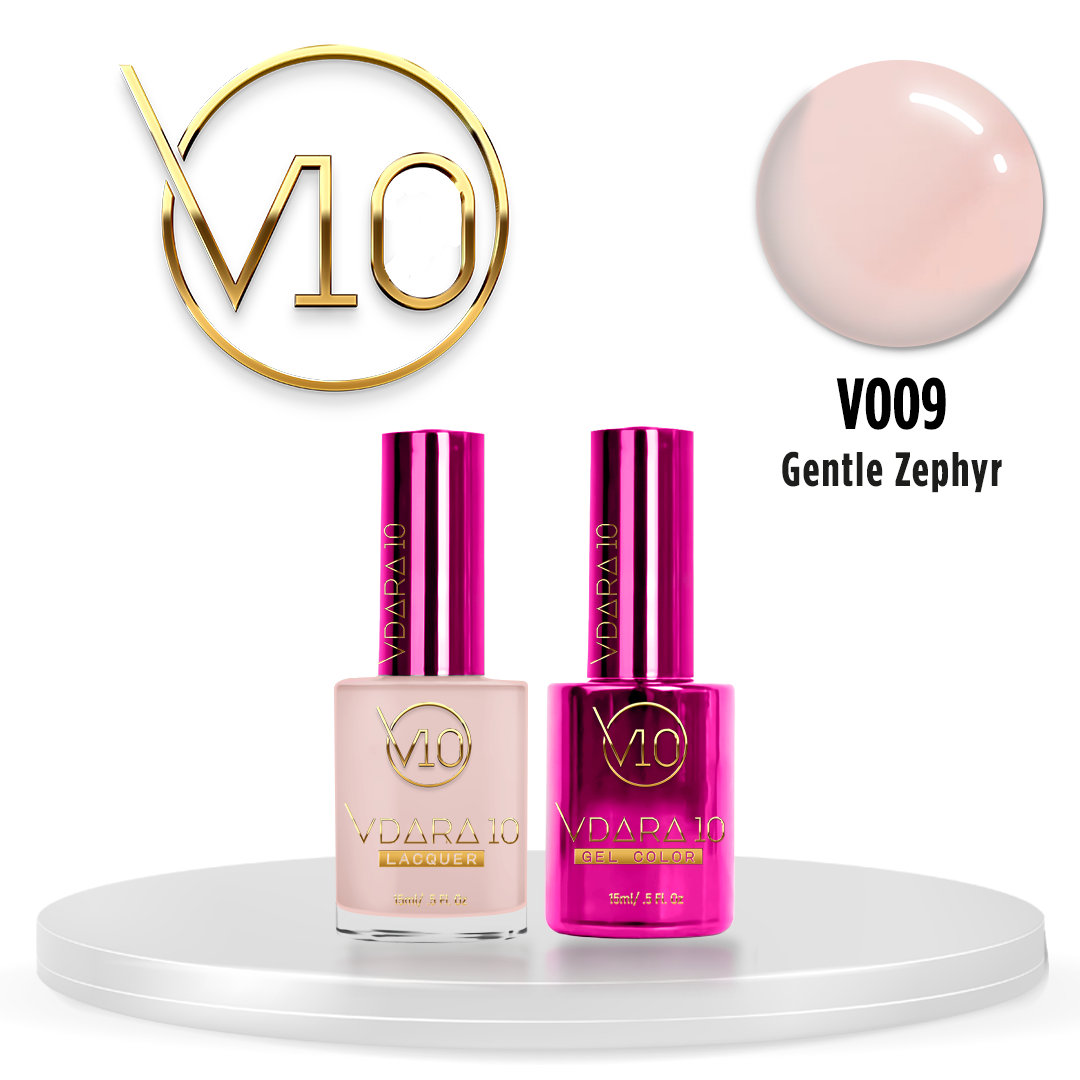 Vdara10 Gel and Lacquer Duo Set - Salon-Quality Nail Enhancements